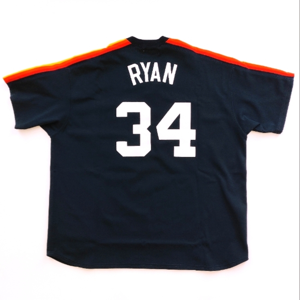 Mitchell & Ness Nolan Ryan #34 Jersey Houston Astros MLB Blue 3XL UFCW